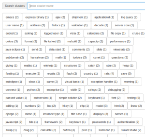 Stackexchange clustering using Mahout Tags