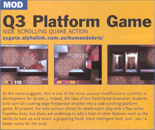 Quake3 Platform Game