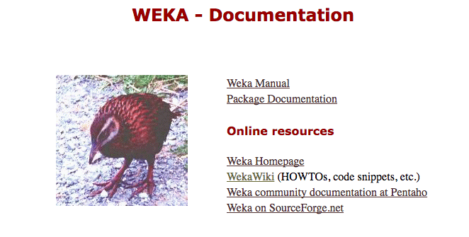 Weka Documentation