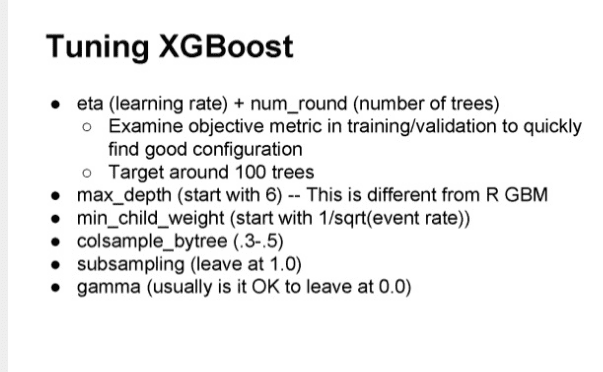 Owen Zhang Suggestions for Tuning XGBoost