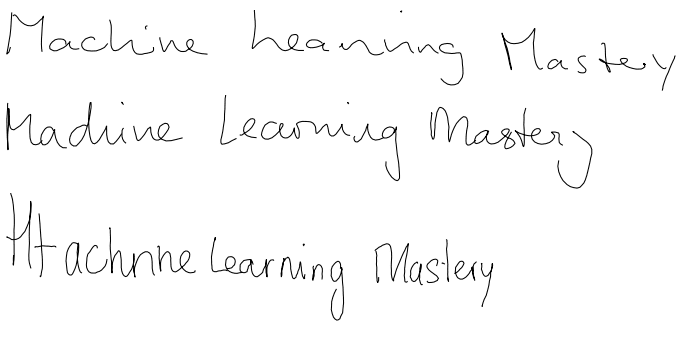 Sample of Automatic Handwriting Generation
