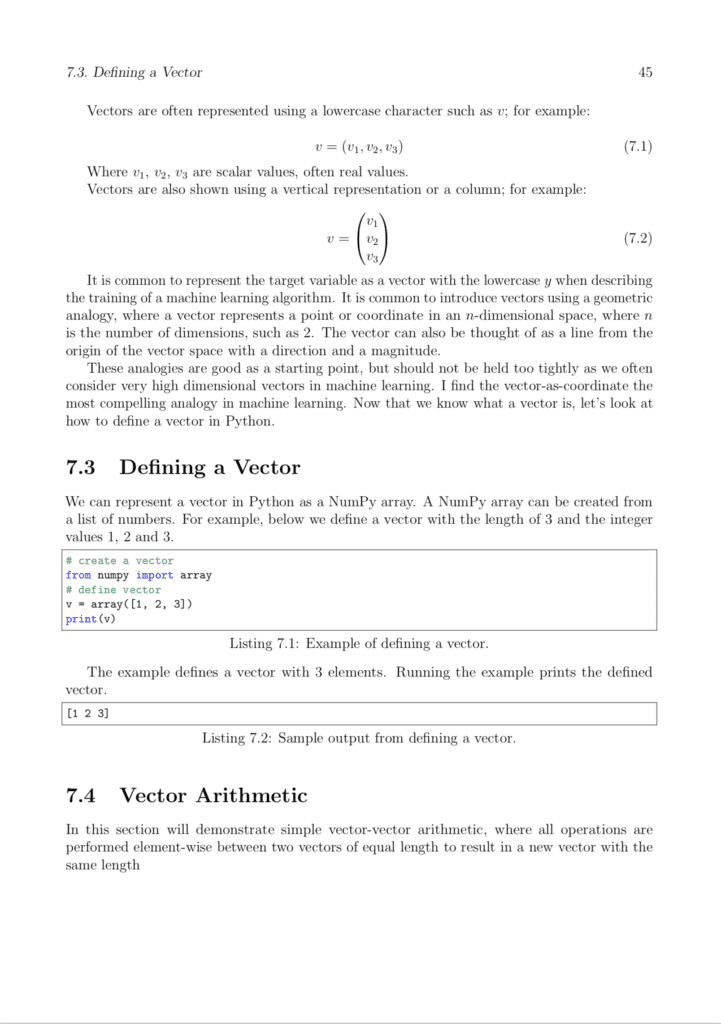 Basics of Linear Algebra for Machine Learning Page 1