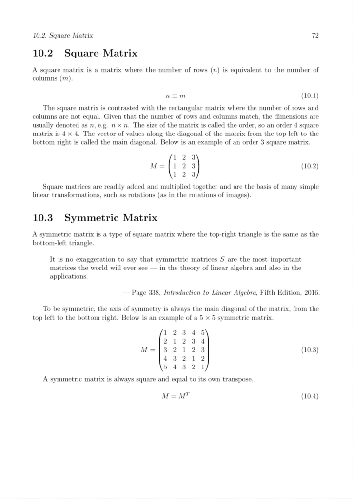 Basics of Linear Algebra for Machine Learning Page 2