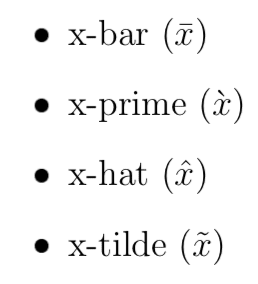 x symbol meaning