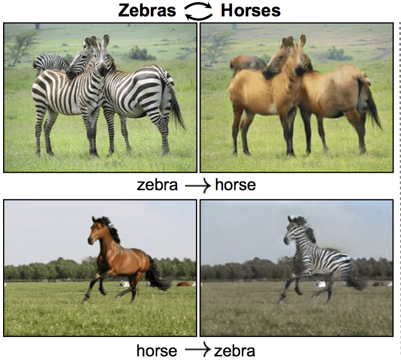 Example of Styling Zebras and Horses