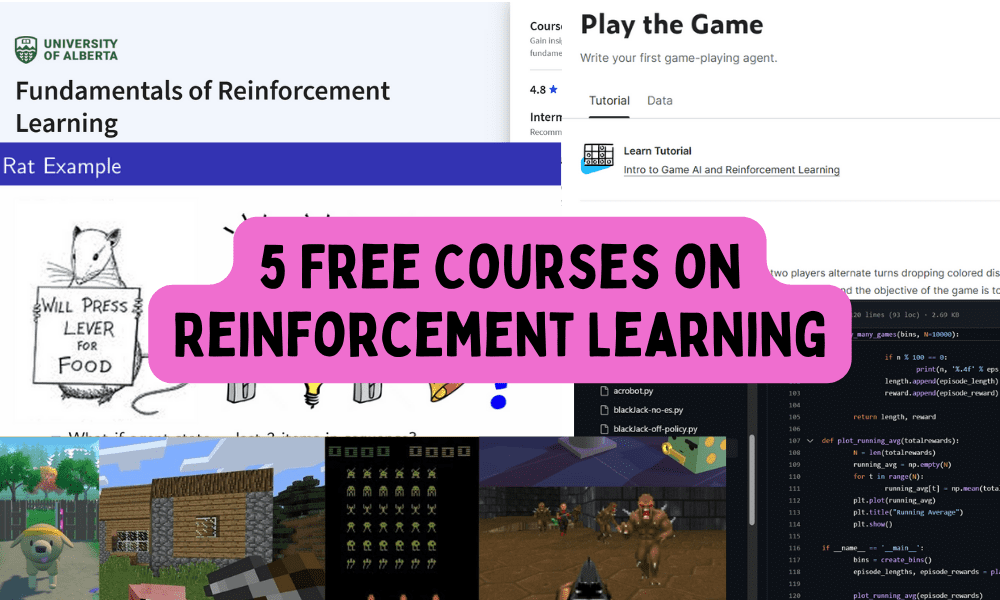 5 Free Courses on Reinforcement Learning