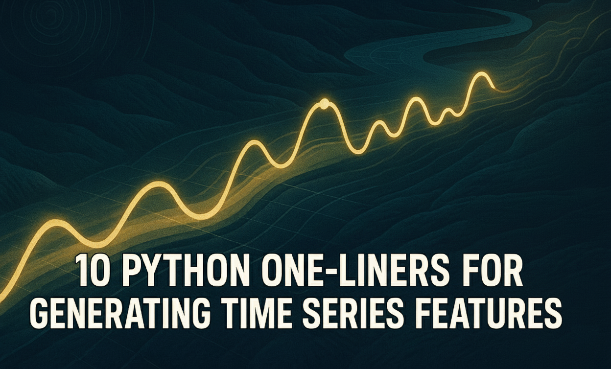 10 Python One-Liners for Generating Time Series Features - MachineLearningMastery.com