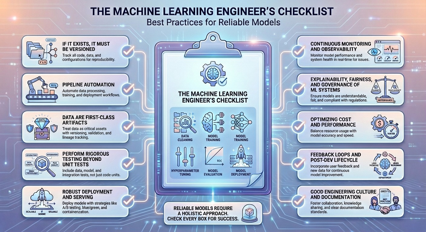 The Machine Learning Engineer’s Checklist: Best Practices for Reliable Models