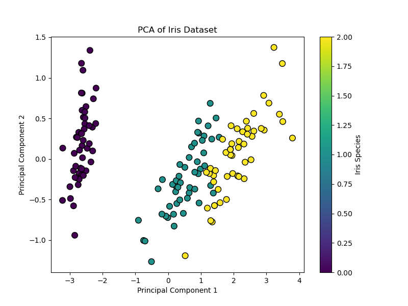 Variance explained by each component