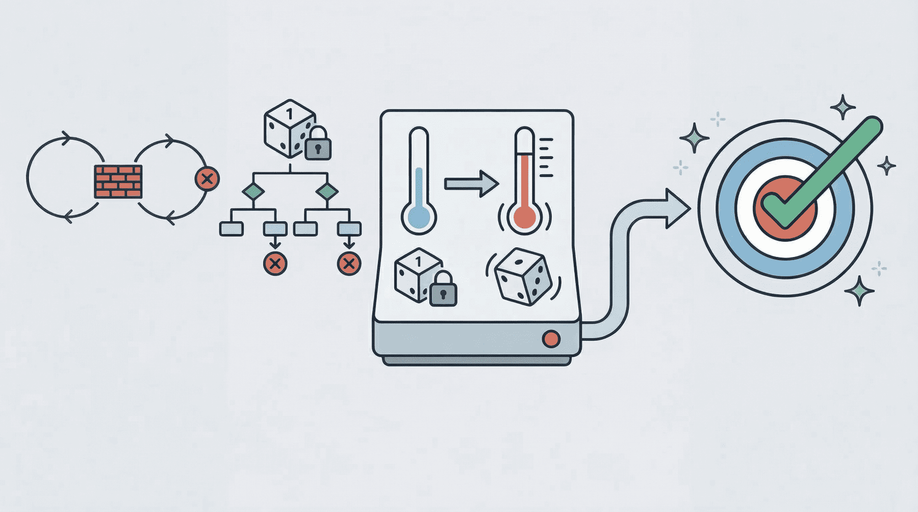 Why Agents Fail: The Role of Seed Values and Temperature in Agentic Loops