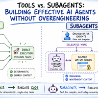 Tools vs. Subagents: Building Effective AI Agents Without Over-Engineering mlm-tools-vs-subagents