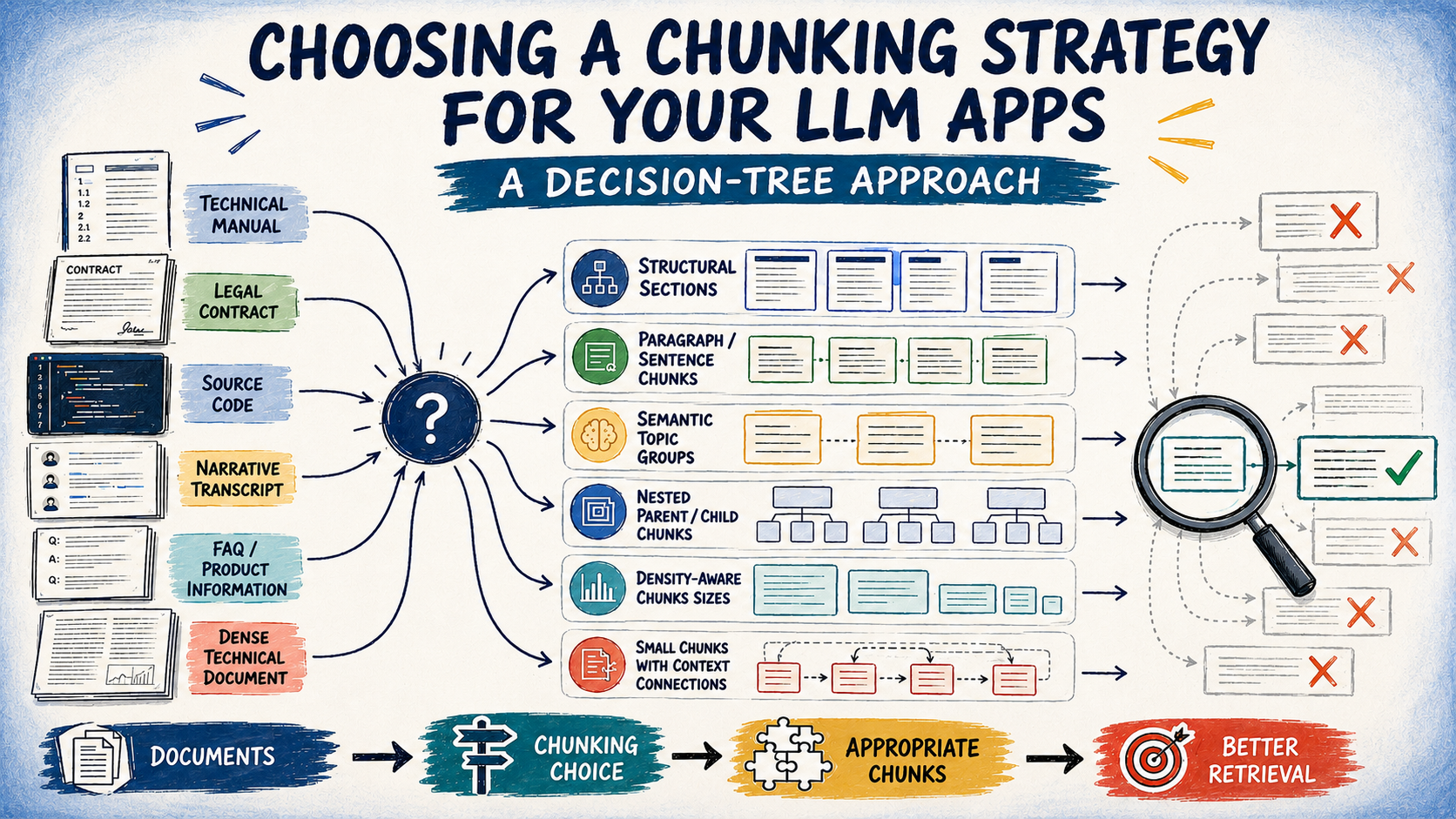 Choosing a Chunking Strategy for Your LLM Apps: A Decision-Tree Approach